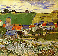 View of Auvers , 1890, vangogh