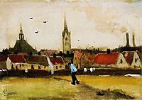 View of The Hague with the New Church, 1882, vangogh