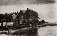 Watermill at Gennep, 1884, vangogh