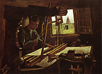 Weaver near an Open Window , 1884, vangogh
