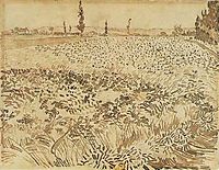 Wheat Field, 1888, vangogh