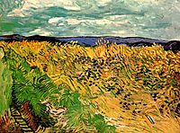 Wheat Field with Cornflowers, 1890, vangogh