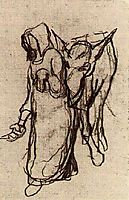 Woman with a Donkey, 1890, vangogh