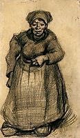 Woman with Her Left Arm Raised, 1885, vangogh
