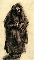 Woman with a Mourning Shawl, 1885, vangogh