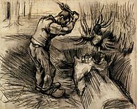 Woodcutter, 1885, vangogh