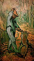 The Woodcutter after Millet, 1890, vangogh