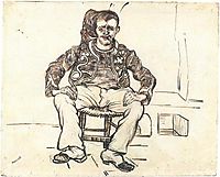Zouave Sitting, Whole Figure, 1888, vangogh