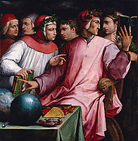 Boccaccio, Dante, Petrarca, vasari