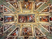 Ceiling decoration Palazzo Vecchio, Florence, vasari