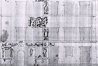 Design for the facade of Palazzo Ramirez de Montalvo, vasari