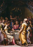 Marriage at Cana, 1566, vasari