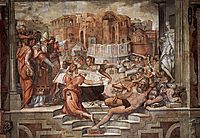 Paul III Farnese Directing the Continuance of St Peter-s, 1546, vasari