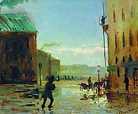 After a Rain (Spring in St. Petersburg), 1867, vasilyev