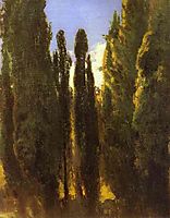 Cypresses in the Crimea, vasilyev