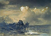 Horses at the Watering, 1869, vasilyev