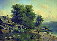 Landscape. Pargolovo, 1868, vasilyev