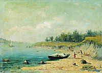 On the Bank of the Volga, 1870, vasilyev