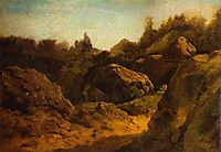 On Valaam. Rocks, 1867, vasilyev