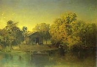 Pond at the Sunset, 1871, vasilyev
