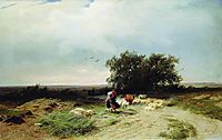 Return of the Herd, 1868, vasilyev