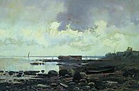 The Shore. Cloudy Day, 1869, vasilyev