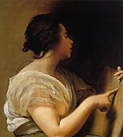 Arachne (A Sybil), c.1648, velazquez