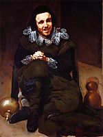 The Buffoon Calabacillas, mistakenly called The Idiot of Coria, 1639, velazquez