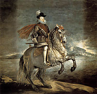 Equestrian Portrait of Philip III, 1635, velazquez