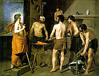 The Forge of Vulcan, 1630, velazquez