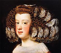 The Infanta Maria Theresa, daughter of Philip IV of Spain, 1654, velazquez