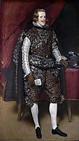 Philip IV of Spain in Brown and Silver, 1632, velazquez