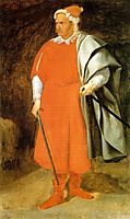 Portrait of the Buffoon -Redbeard-, Cristobal de Castaneda, 1640, velazquez
