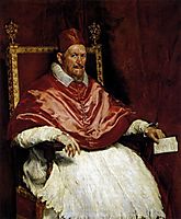 Portrait of Innocent X, 1650, velazquez