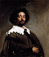Portrait of Juan de Pareja, 1650, velazquez