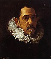 Portrait of a Man with a Goatee, 1622, velazquez