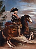 Portrait of Philip IV of Spain on horseback, 1635, velazquez