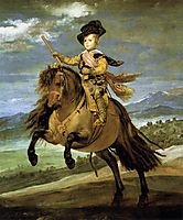 Prince Baltasar Carlos on horseback, 1635-36, velazquez
