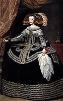 Queen Dona Mariana of Austria, 1652-53, velazquez