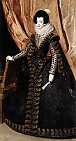 Queen Isabel, Standing, 1632, velazquez