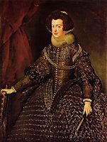 Queen Isabella of Spain wife of Philip IV , 1632, velazquez