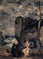 St Anthony Abbot and Saint Paul the Hermit, 1635, velazquez