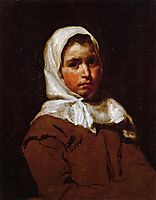 Young Peasant Girl, 1650, velazquez