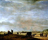 Beach at Scheveningen, veldeadriaen