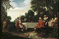 Party in the Garden, 1619, veldeesaias