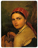 Girl with Burak, venetsianov