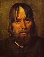 Head of an Old Peasant, venetsianov