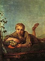 A Herd-Boy with a Pipe, venetsianov