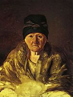 Old Nurse in Shlychkov, 1829, venetsianov