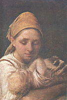 A Peasant Woman with a Child, venetsianov
